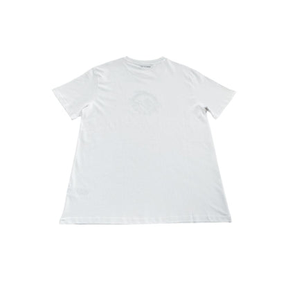 Trussardi Beachwear hvit bomulls-T-skjorte for menn