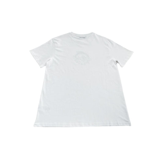 Trussardi Beachwear hvit bomulls-T-skjorte for menn