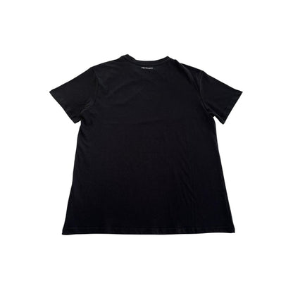 Trussardi Beachwear svart bomulls-T-skjorte for menn