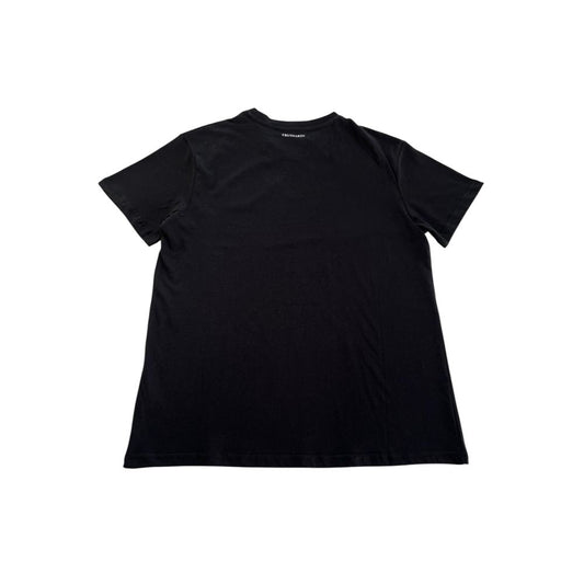 Trussardi Beachwear svart bomulls-T-skjorte for menn