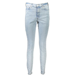 Tommy Hilfiger Blue Cotton Women's Skinny Jean