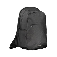 Tommy Hilfiger Black Polyester Men Backpack