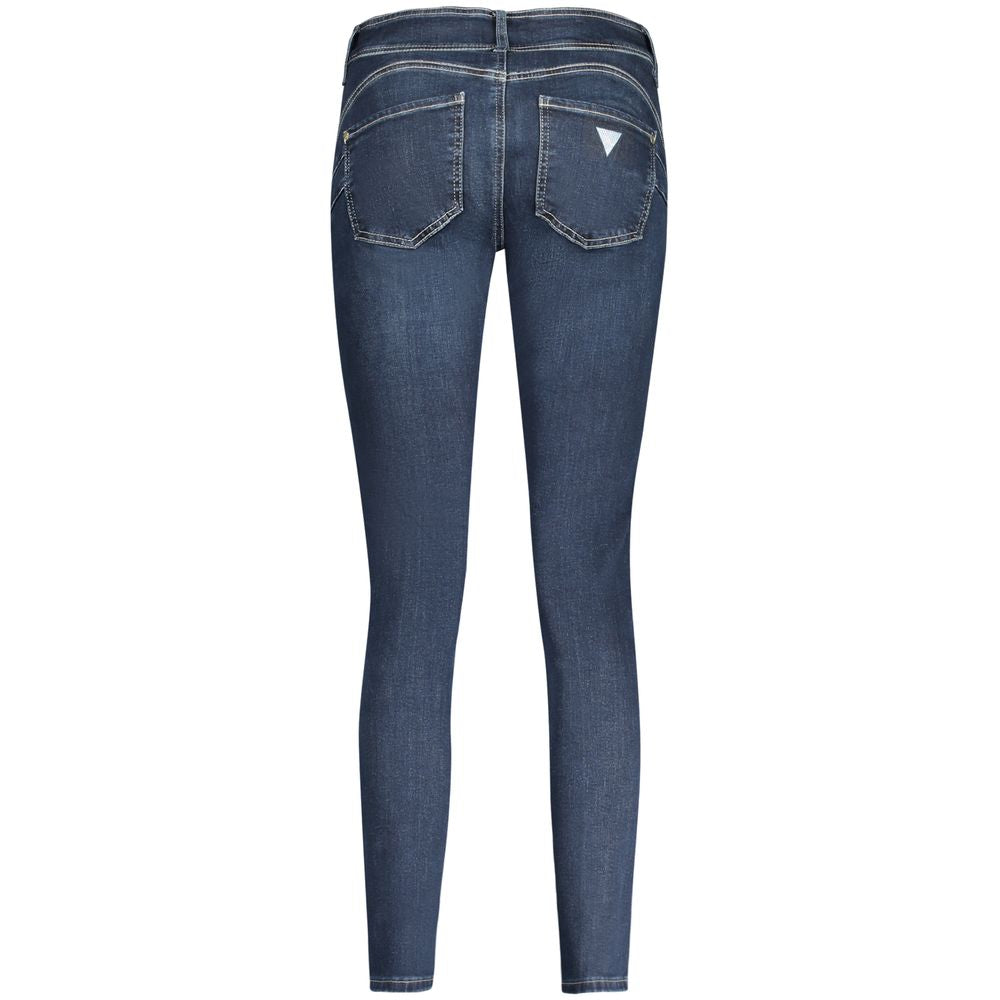 Blå bomullsjeans och byxor