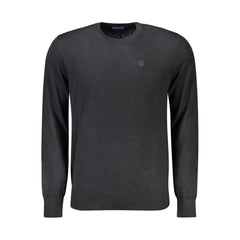 North Sails Black Cotton Men Sweater