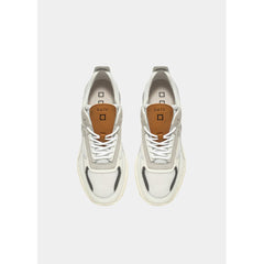 D.A.T.E White Leather Sneaker
