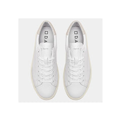 D.A.T.E White Leather Sneaker