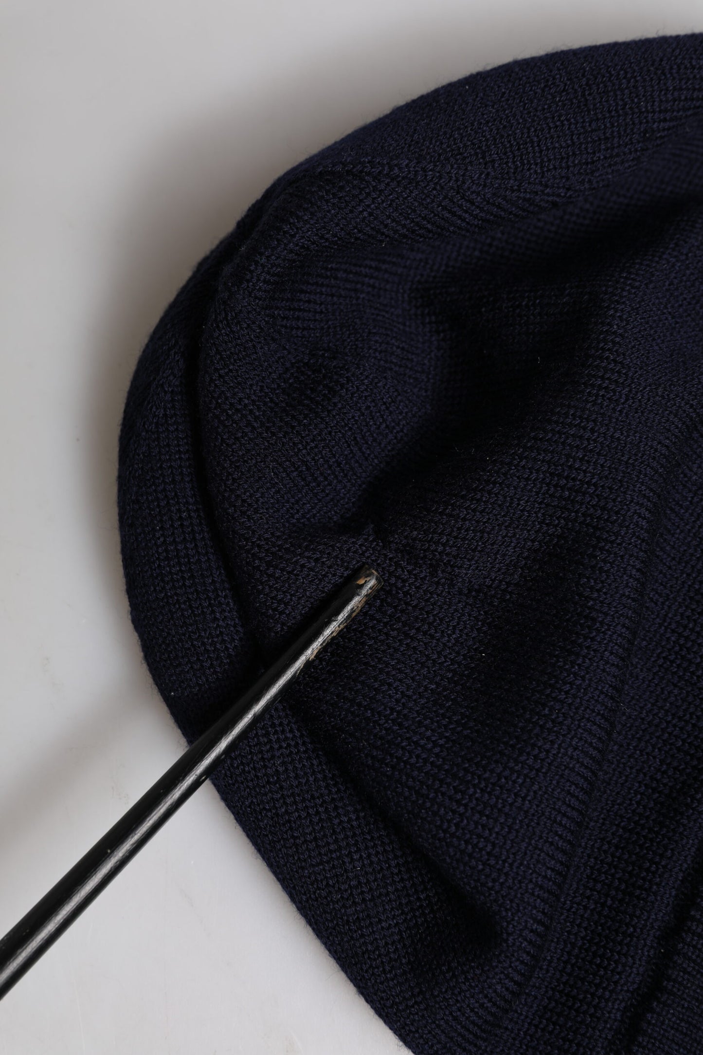 Dolce & Gabbana Black Wool #DGLovesLondon Winter Beanie Hat