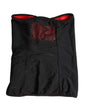 Dolce & Gabbana Black Nylon Knitted Neck Warmer Balaclava Scarf