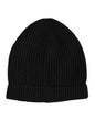 Dolce & Gabbana Black Cashmere Knitted Winter Beanie Hat