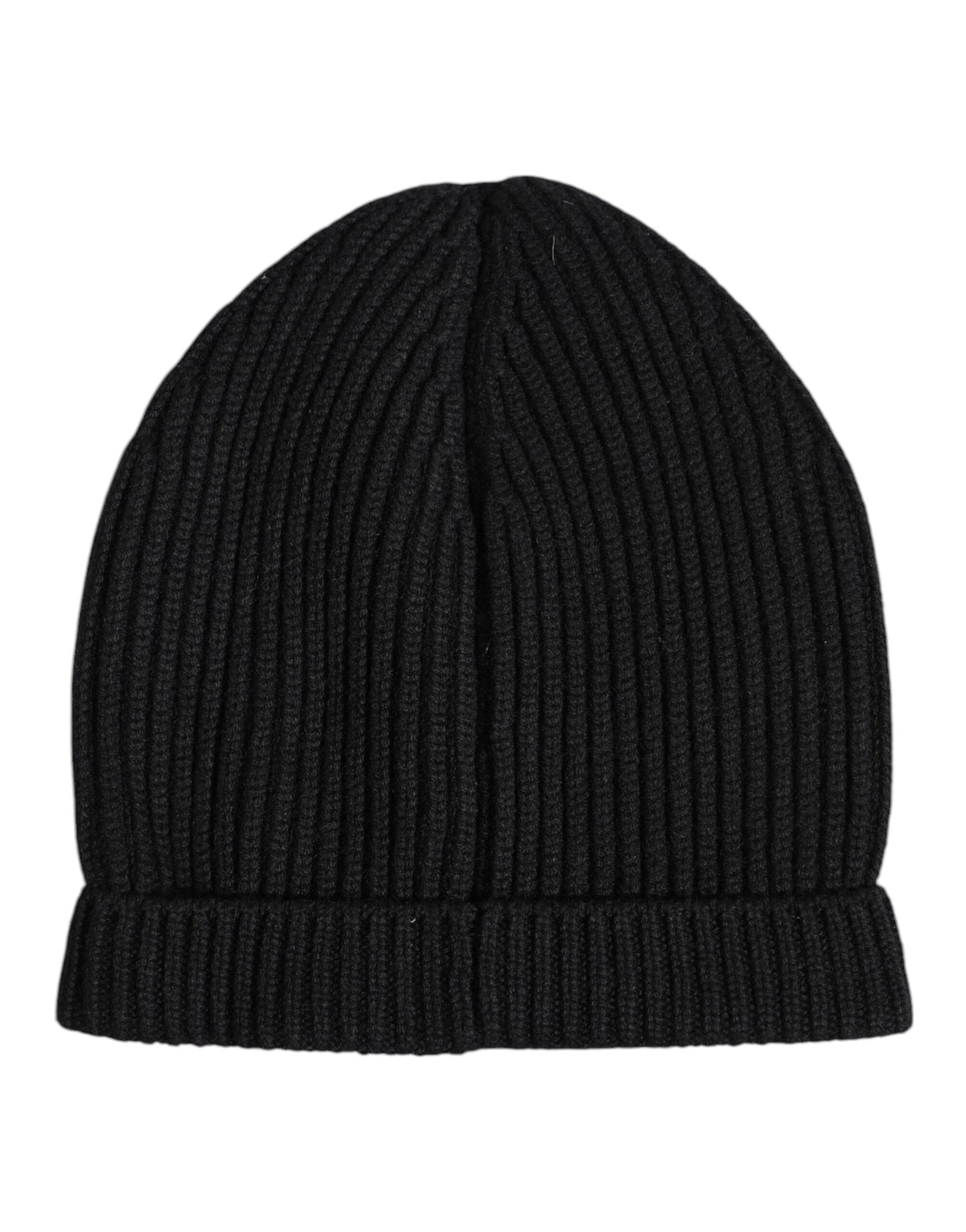 Dolce & Gabbana Black Cashmere Knitted Winter Beanie Hat