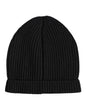 Dolce & Gabbana Black Cashmere Knitted Winter Beanie Hat