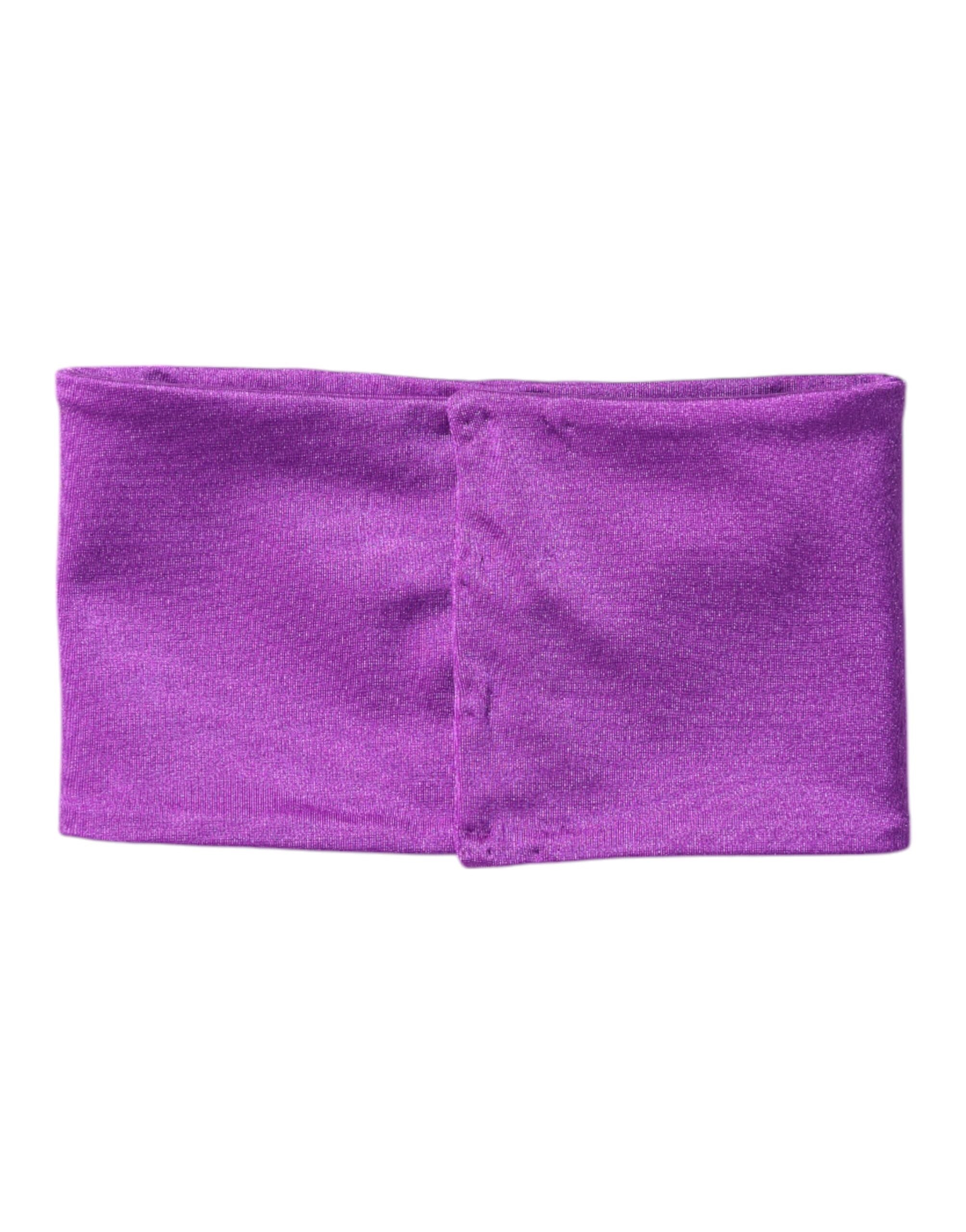 Lilla nylon stretch halsvarmerskjerf til kvinner