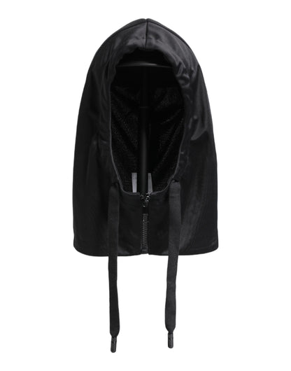 Dolce &amp; Gabbana Svart Polyester Helhodeomslagshatt