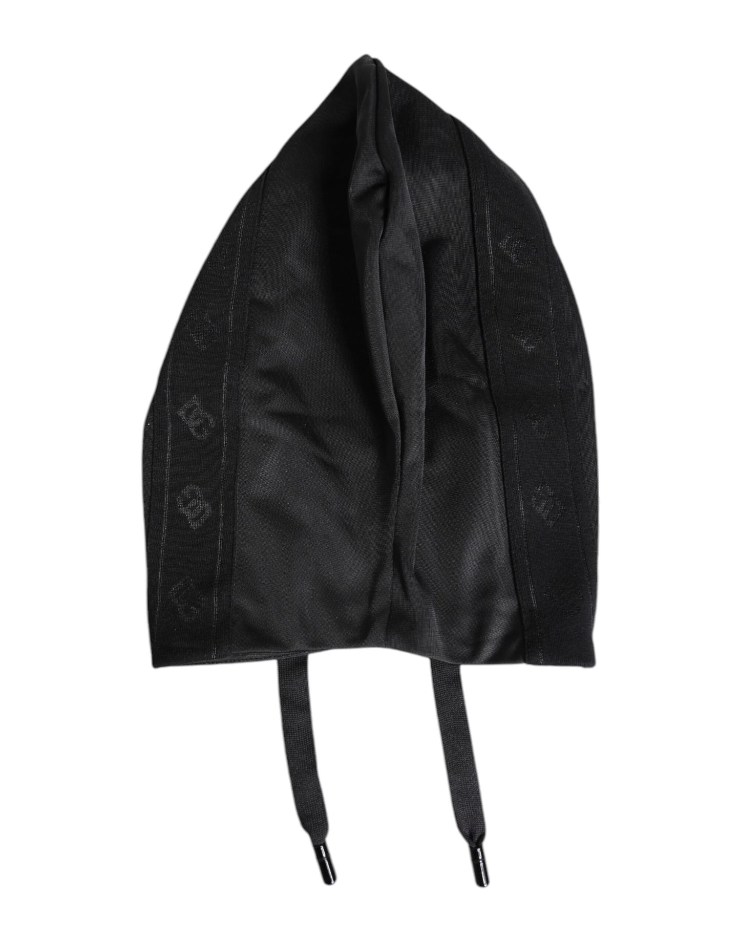 Dolce &amp; Gabbana Svart Polyester Helhodeomslagshatt