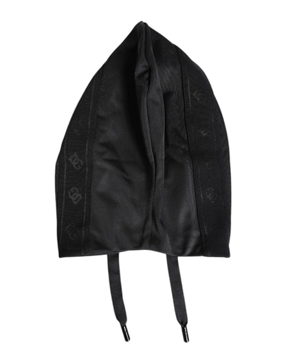 Dolce &amp; Gabbana Svart Polyester Helhodeomslagshatt