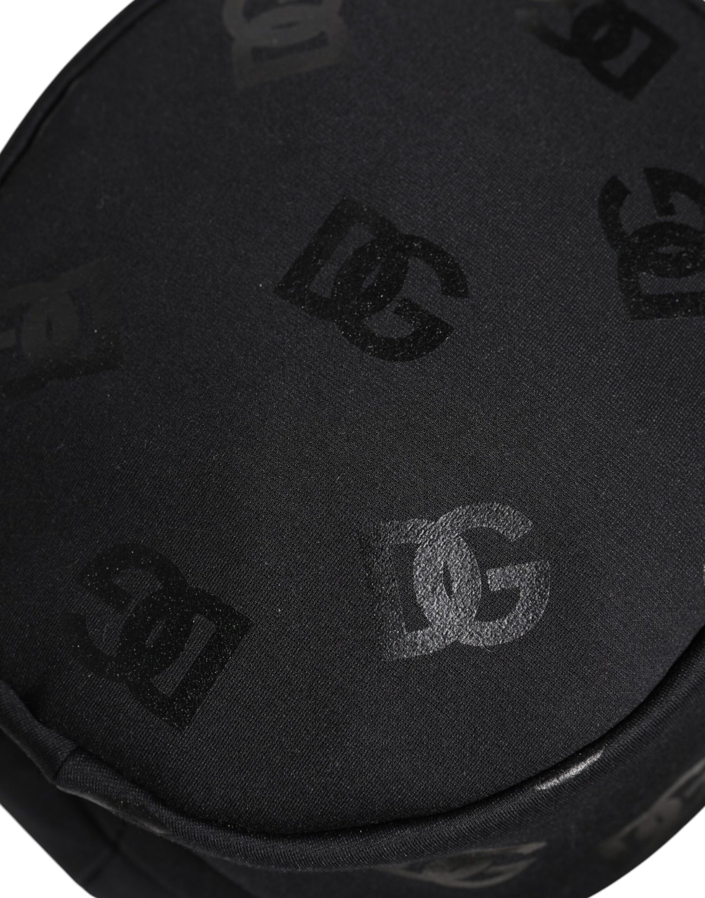 Dolce &amp; Gabbana svart DG monogram polyester jacquard bøttehatt