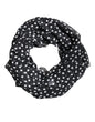 Dolce &amp; Gabbana Svart Polkadot Polyester Wrap Sjal Skjerf