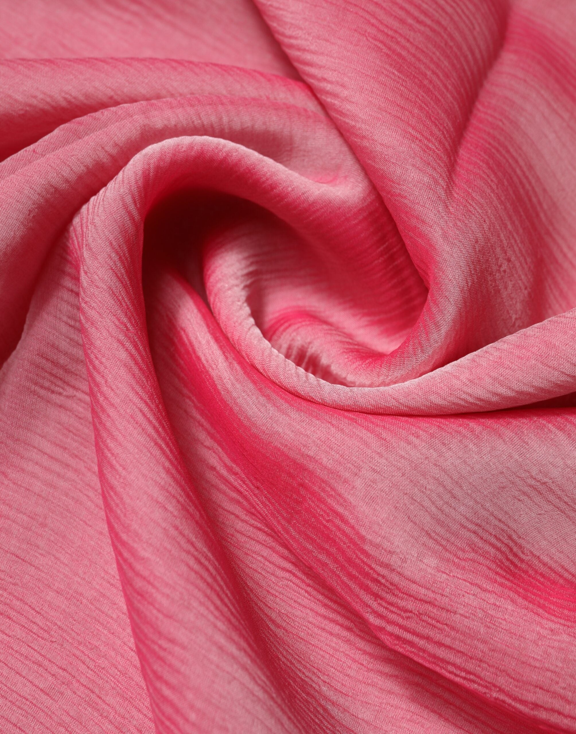 Rosa sidenrektangelhalsduk för kvinnor