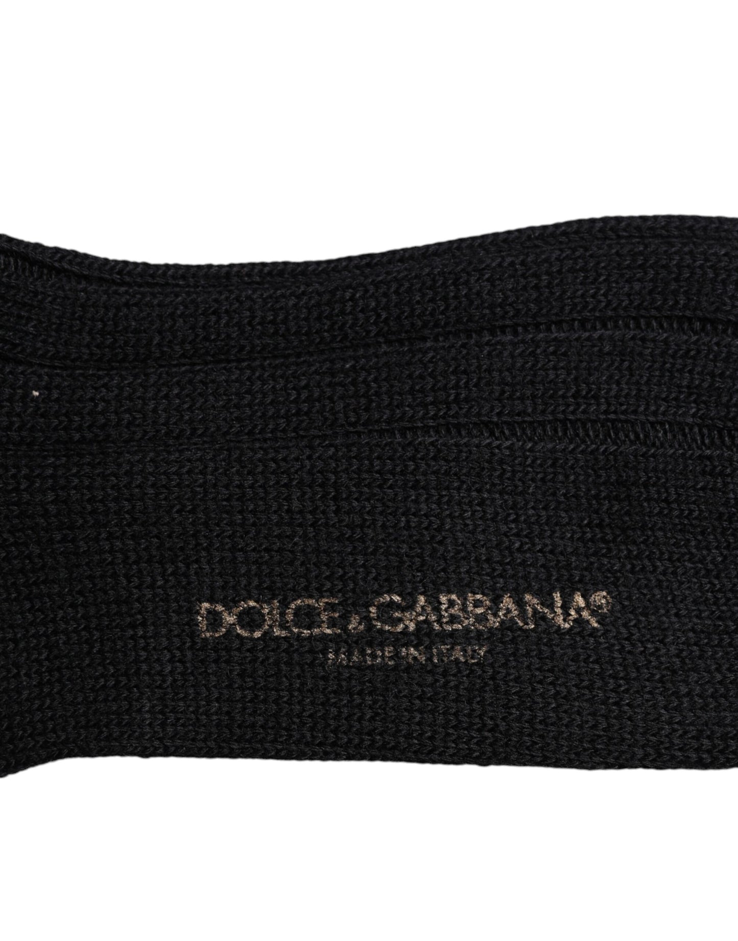 Dolce &amp; Gabbana svarte DG-logotrykk over leggsokker