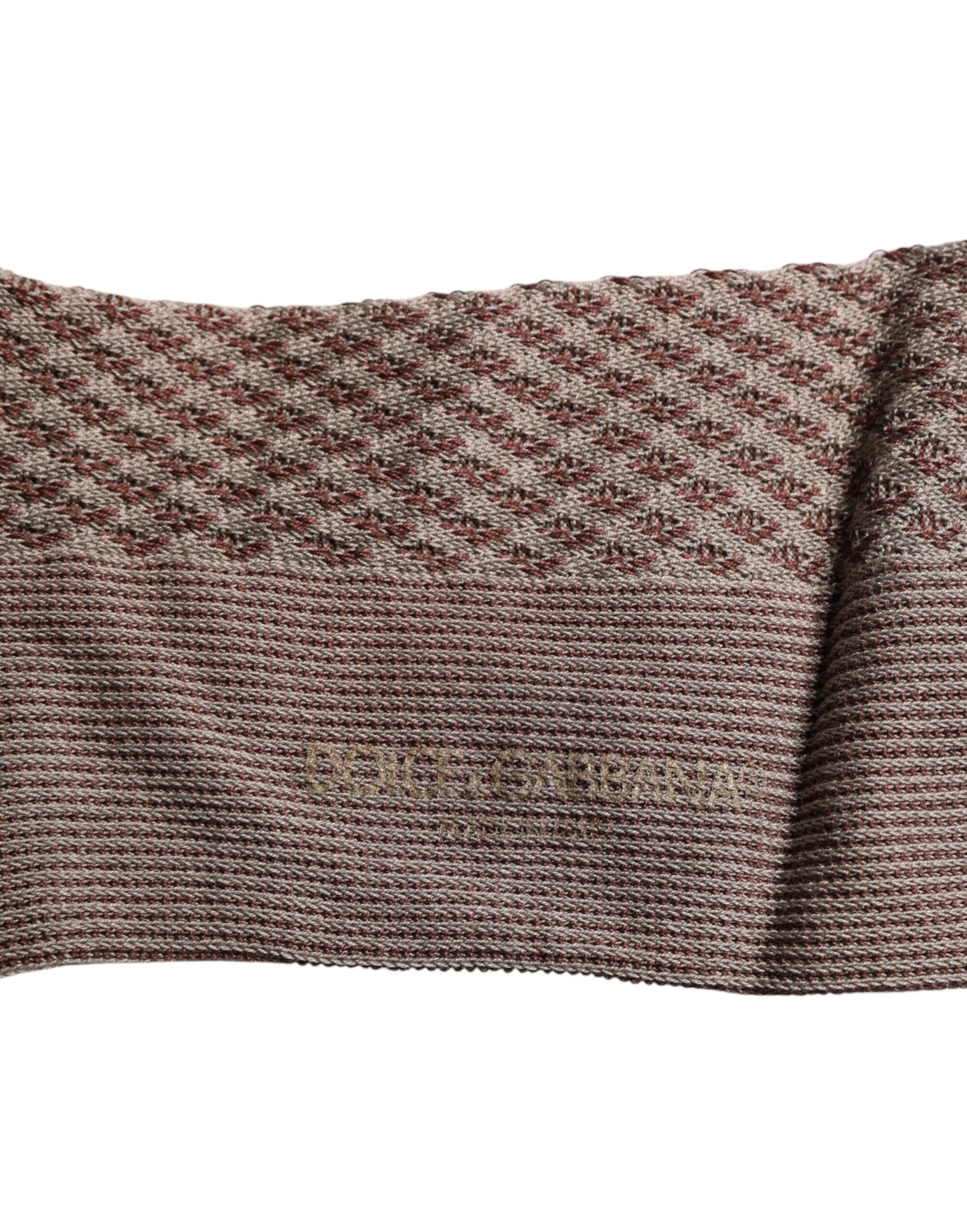 Dolce &amp; Gabbana Bruna Enfärgade DG Logo Mid Calf Herrstrumpor