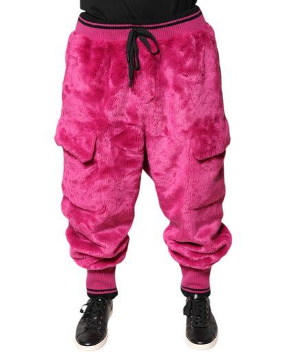 Dolce &amp; Gabbana Rosa Akryl Cargo Joggingbukser