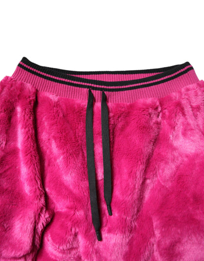 Dolce &amp; Gabbana Rosa Akryl Cargo Joggingbukser