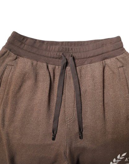 Dolce &amp; Gabbana Bruna Bomull Jogger Träningsbyxor