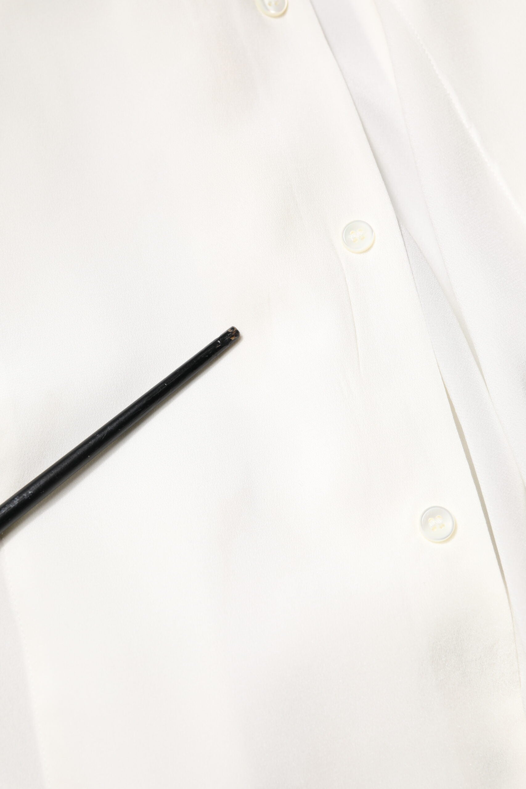 Dolce & Gabbana White Silk GOLD Dress Formal Collared Shirt