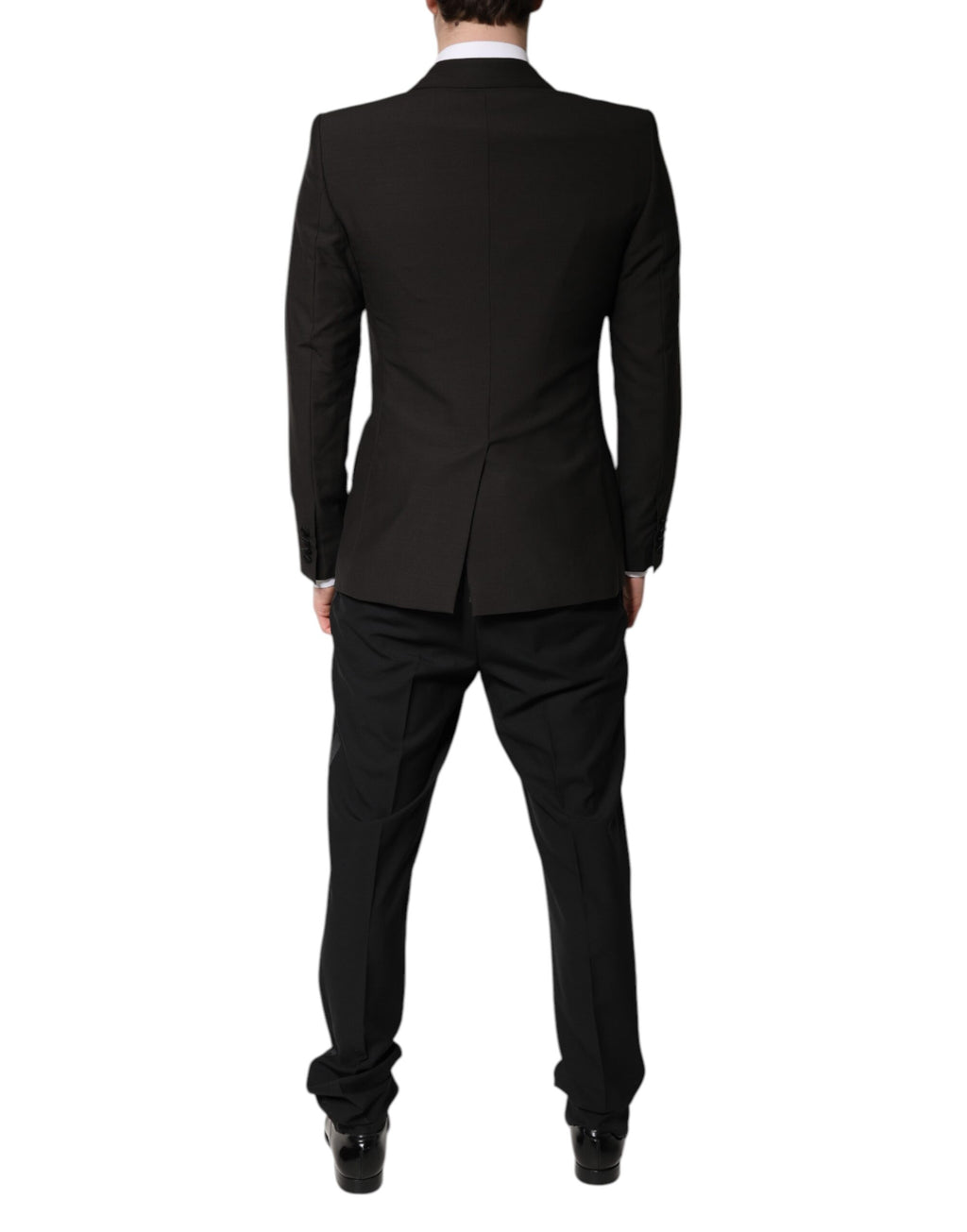 Svart enkeltspent formelt 3-delt dress