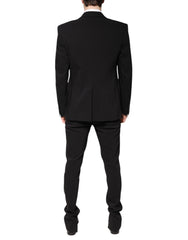 Dolce & Gabbana Multicolor Polyester Jacquard 2 Piece Suit