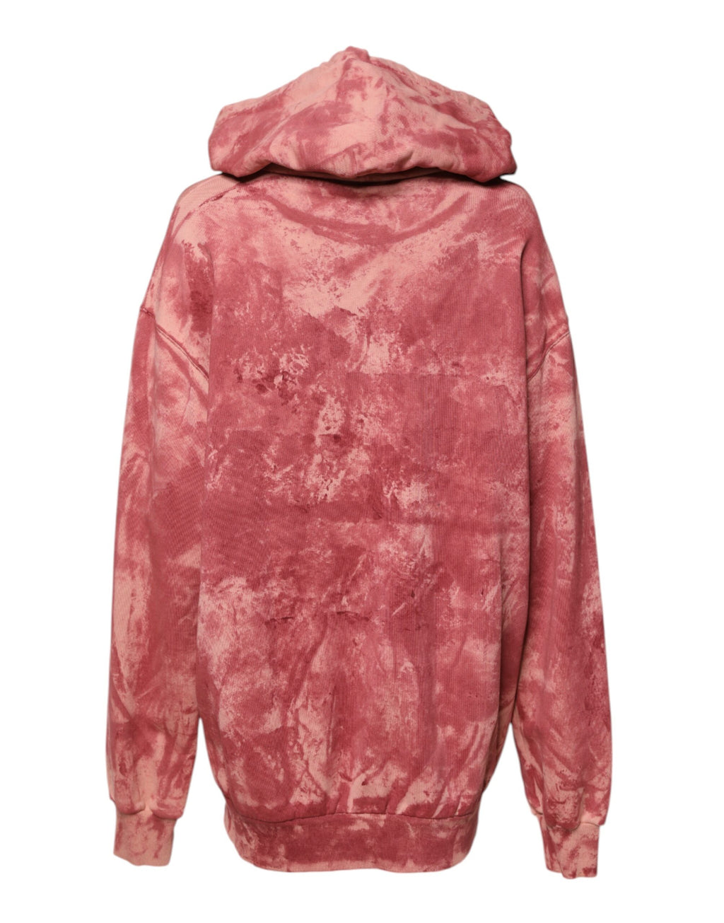 Rosa tvättad DG MILANO huvtröja