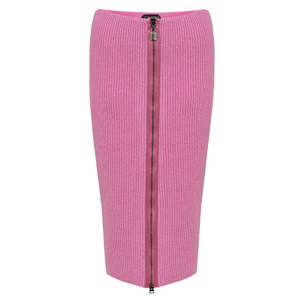 Rosa ull midi