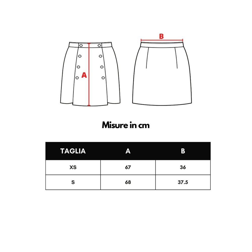 Rosa ull midi