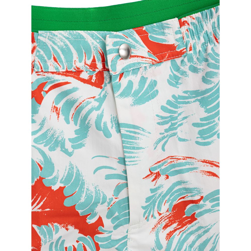 Vita badshorts i polyamid