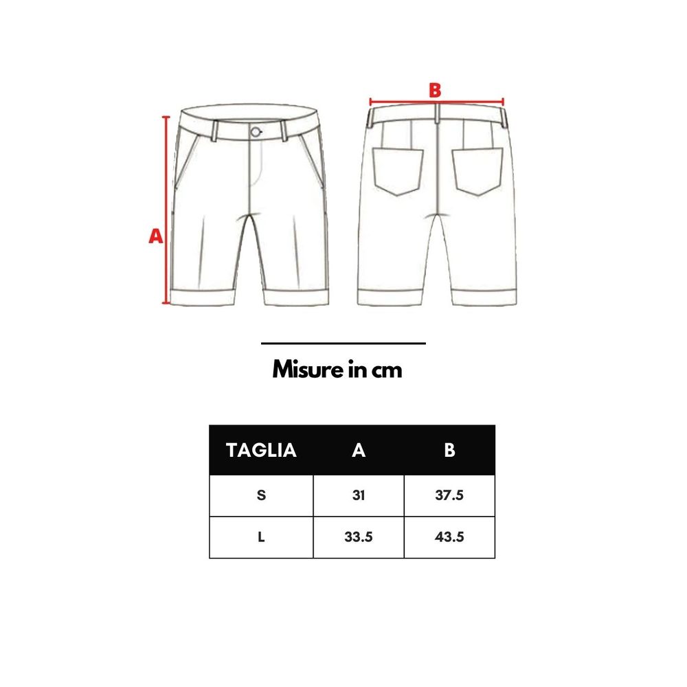 Vita badshorts i polyamid