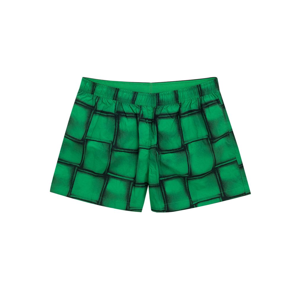 Gröna badshorts i polyamid