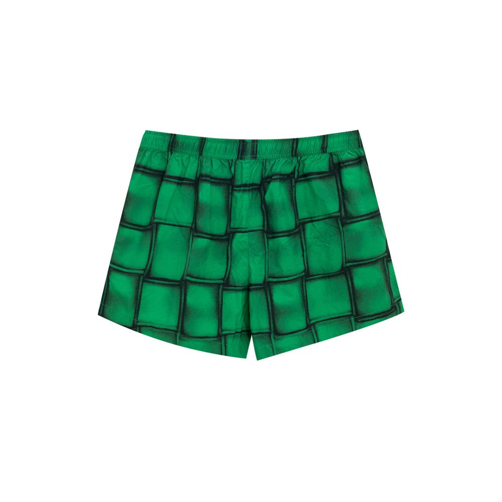 Gröna badshorts i polyamid