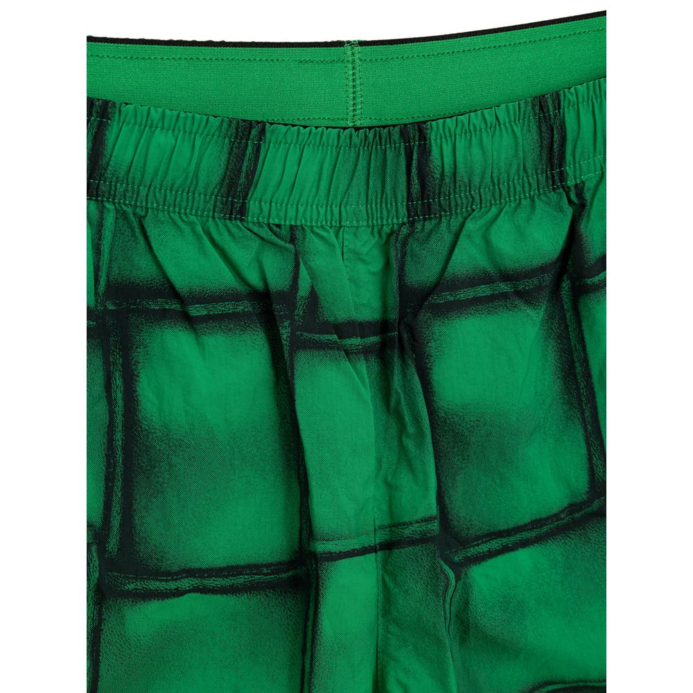 Gröna badshorts i polyamid