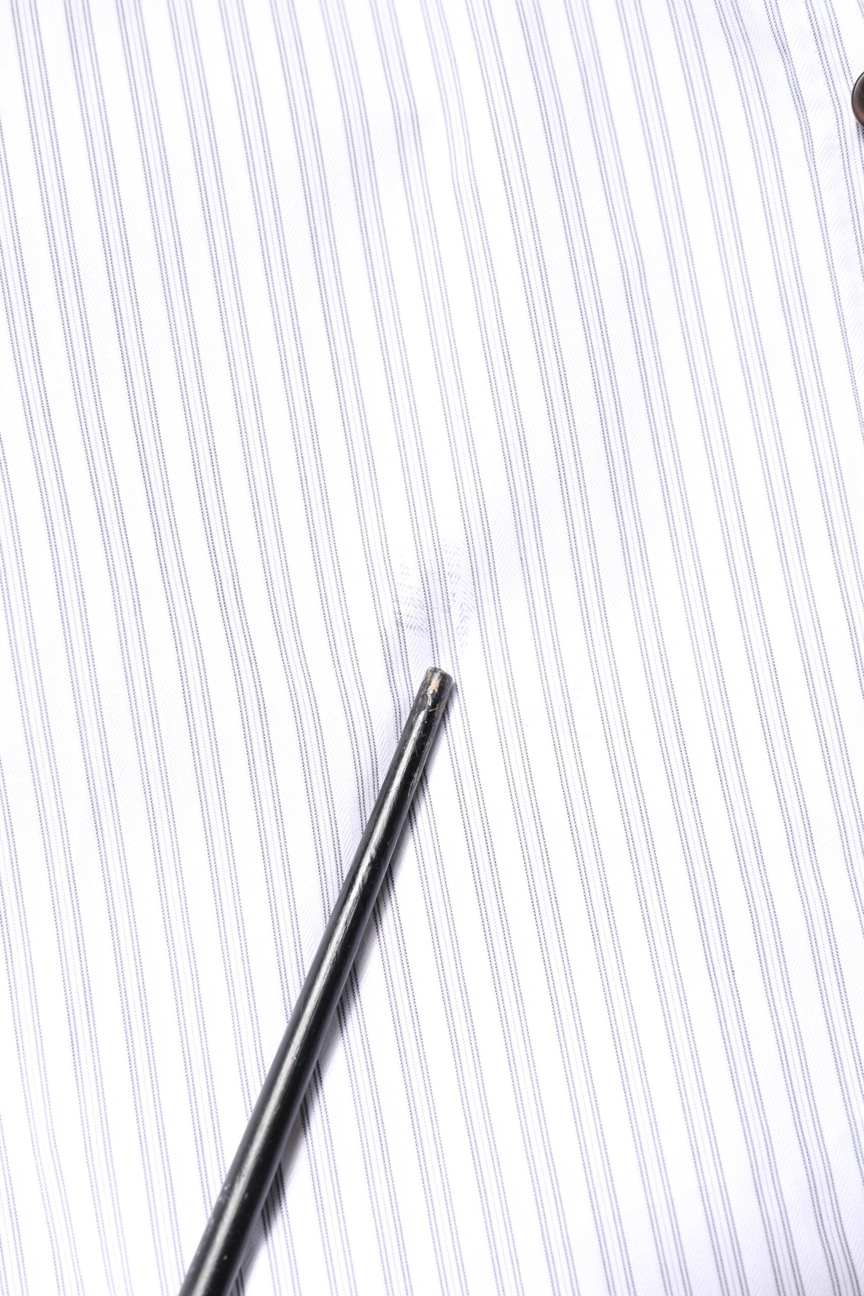 Dolce & Gabbana White Striped Cotton MARTINI Men Dress Shirt