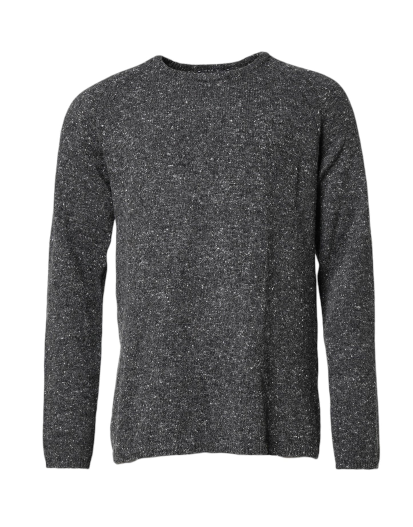 Dolce &amp; Gabbana Grå Stickad Ulltröja Rundhalsad