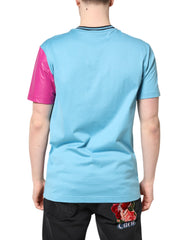 Dolce & Gabbana Multicolor Printed Logo Short Sleeve T-shirt