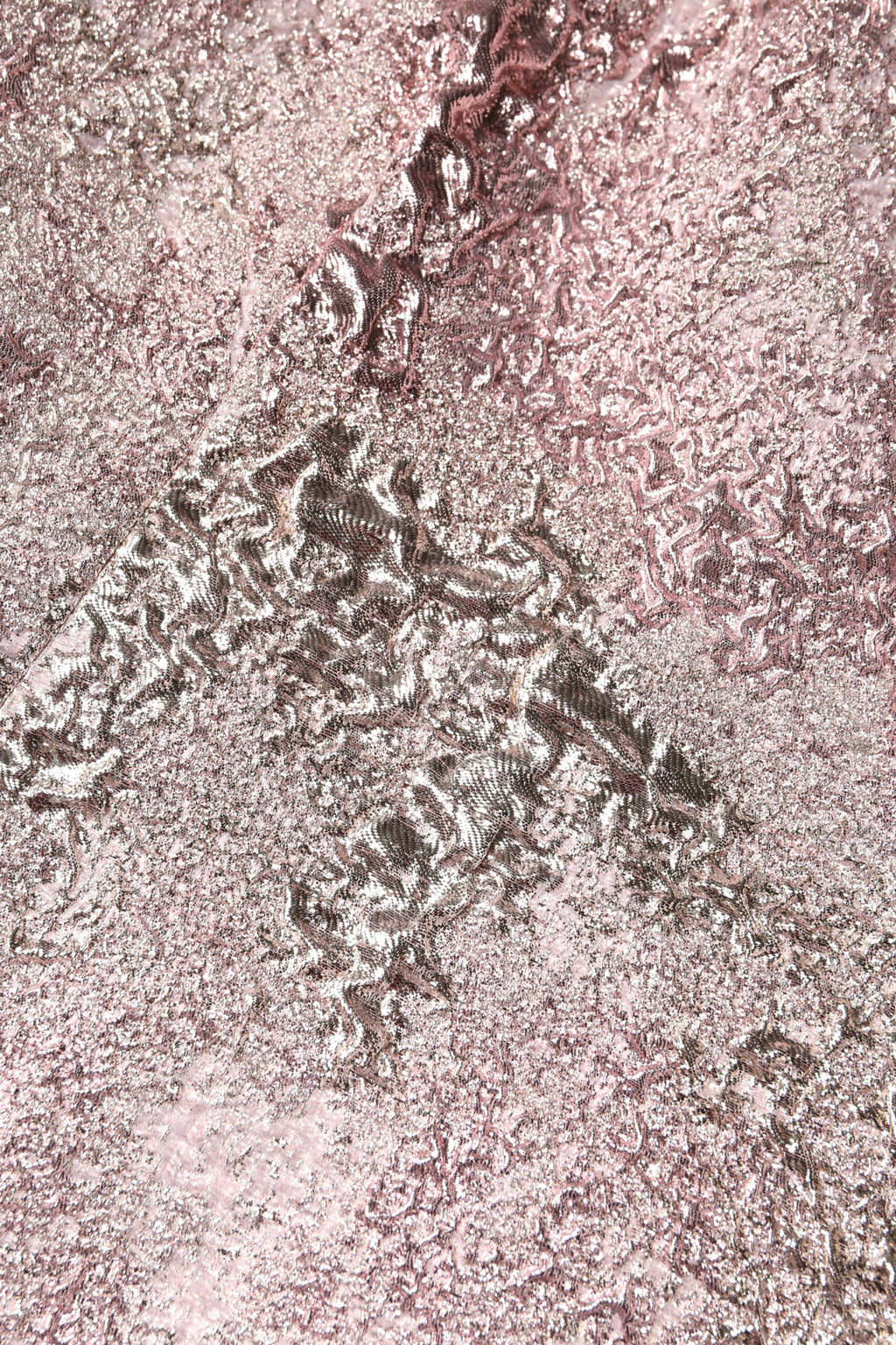 Rosa Jacquard Ärmlös Slidklänning