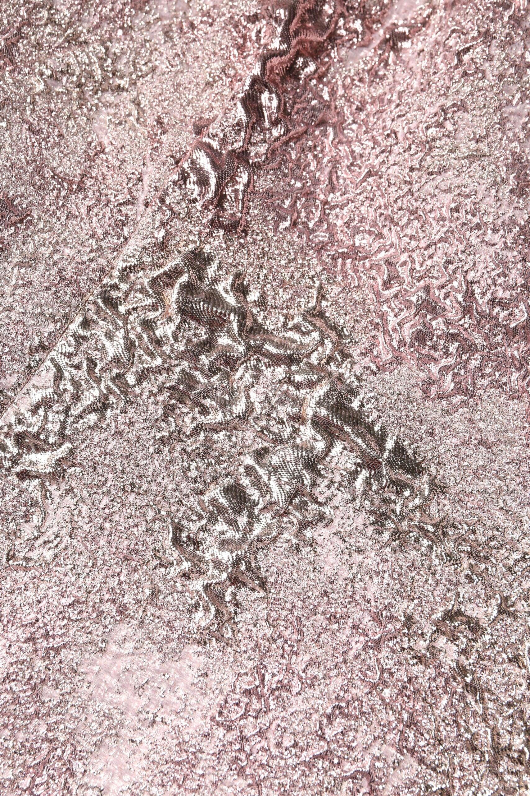 Rosa Jacquard Ärmlös Slidklänning
