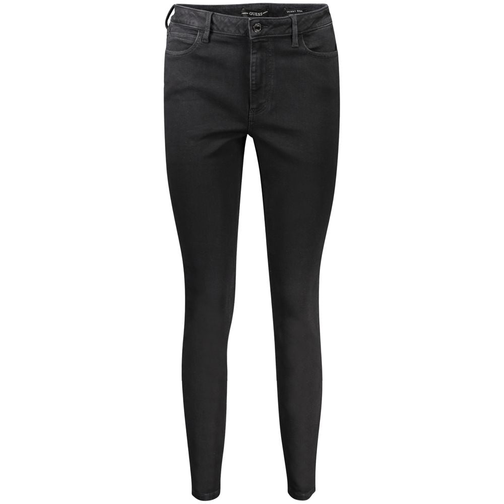 Svarta bomullsjeans och byxor