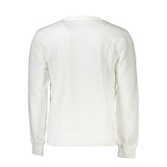 Cavalli Class White Cotton Men Sweater