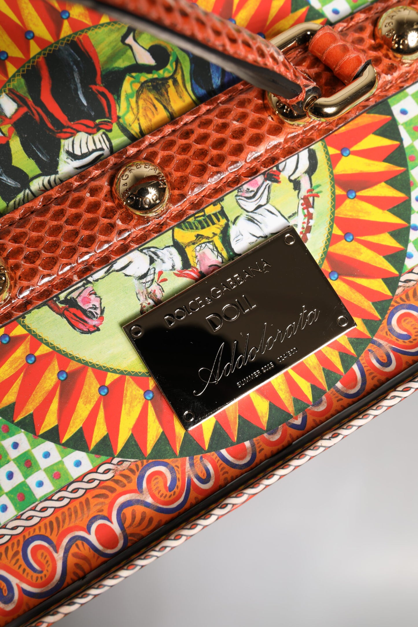 Dolce & Gabbana Black Dress Ceramic Porcelain Fashion Leather Sicily Dolls