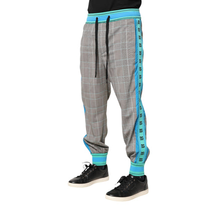 Dolce &amp; Gabbana Flerfargede Bomulls Herre Jogger Joggebukser
