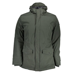 U.S. POLO ASSN. Green Polyester Men Jacket