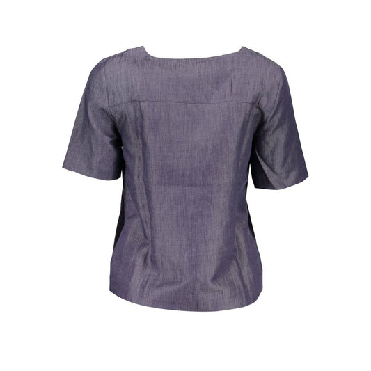 Gant Blue Cotton Women T-Shirt