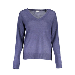 U.S. POLO ASSN. Blue Acrylic Women Sweater